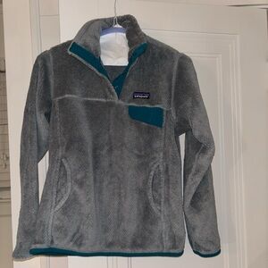Patagonia Kids Gray Fleece Jacket